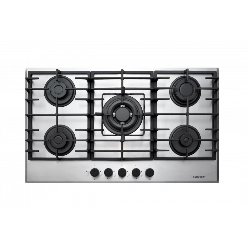Schubert Orion A9501I SDF 90cm Built-In Gas Hob Stainless Steel - Schubert